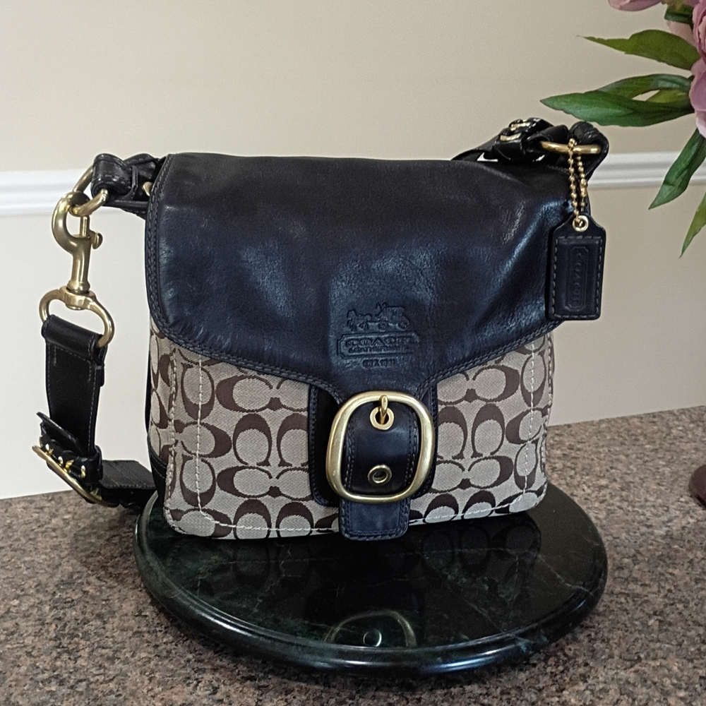 Coach Bleecker Signature Flap